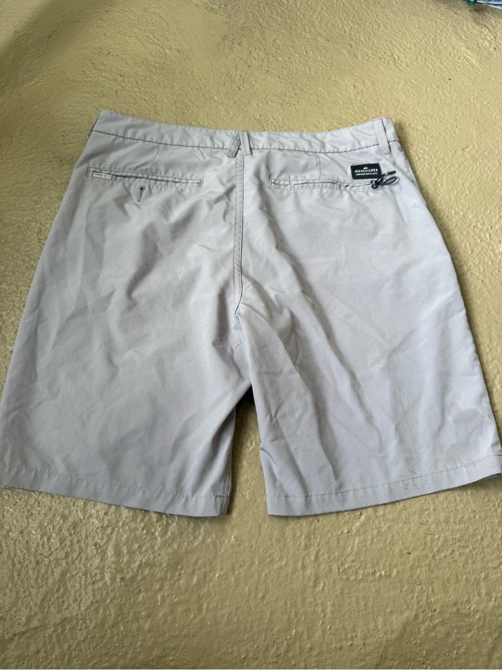 Quiksilver Amphibious Shorts 4 Way Stretch Light Gray Athletic Men’s Shorts 36